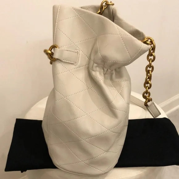 Saint Laurent Le Maillon Quilted Leather Bucket Bag - Picture 5 of 10